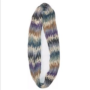 NWT Striped Infinity Scarf -